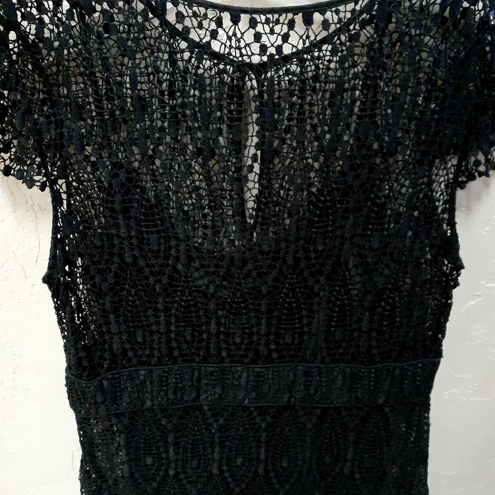 Black Lacy/Camisole Top